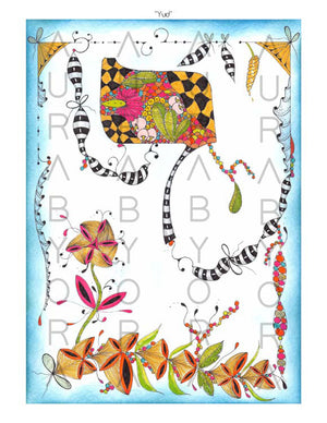 Yud | Colored Letter by Ora