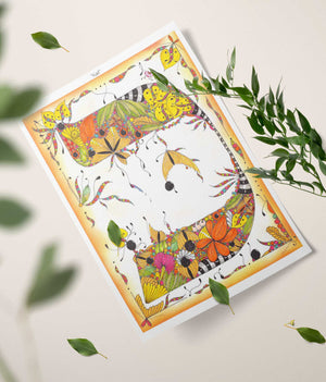 Kaf | Colored Letter by Ora