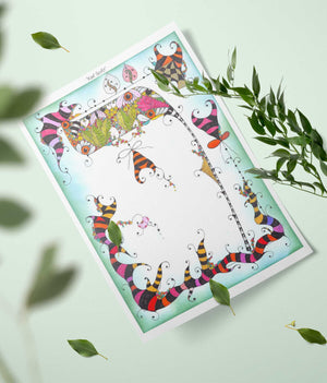 Kaf Sofit | Colored Letter by Ora