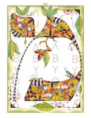 Mem | Colored Letter by Ora