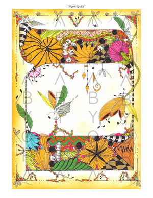 Mem Sofit | Colored Letter by Ora