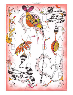 Nun Sofit | Colored Letter by Ora