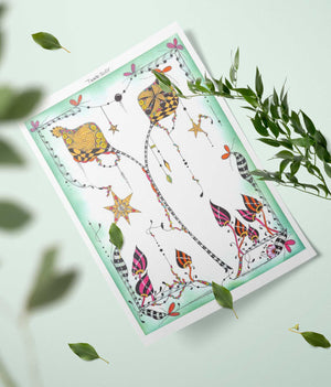 Tsade Sofit | Colored Letter by Ora