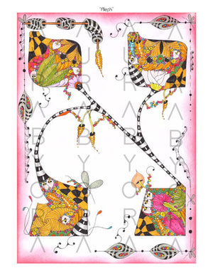 Aleph | Colored Letter by Ora