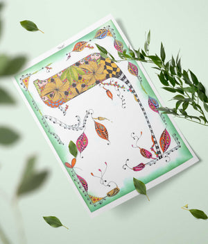 Resh | Colored Letter by Ora