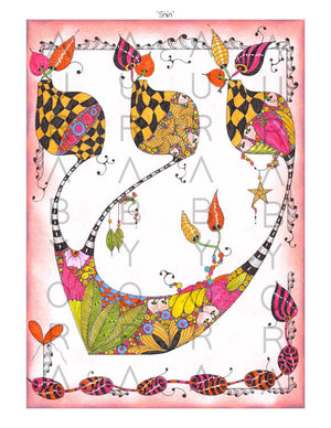 Shin | Colored Letter by Ora