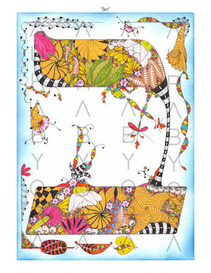 Bet | Colored Letter by Ora