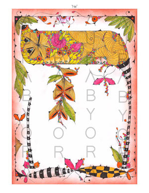 He | Colored Letter by Ora