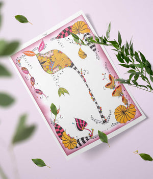 Vav | Colored Letter by Ora