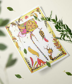 Zayin | Colored Letter by Ora