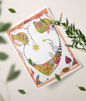 Tet | Colored Letter by Ora