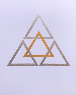 "Triangles", Acrylic