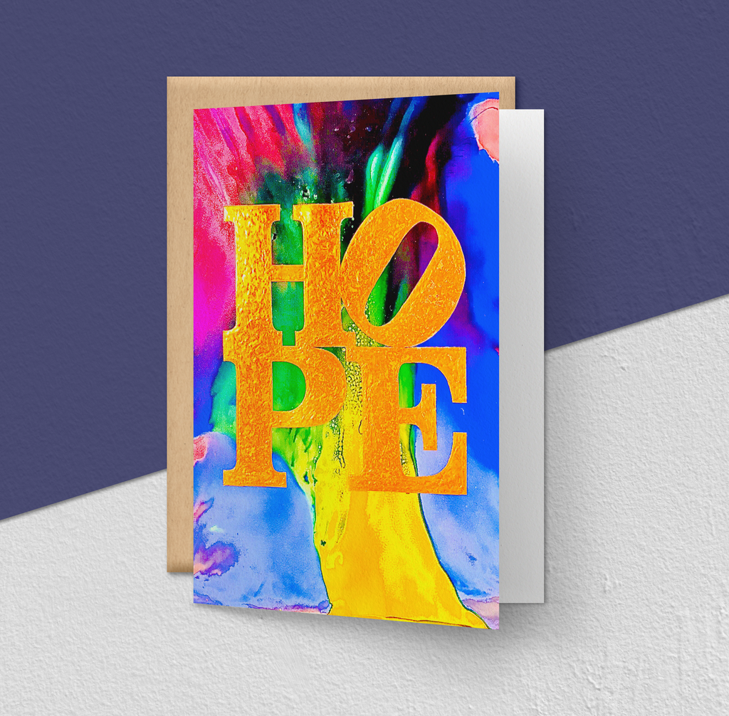 "Hope", Acrylic on Alcohol Ink