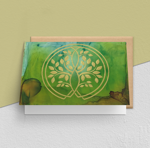 "Tree of Life/Etz Chaim", Acrylic on Alcohol Ink