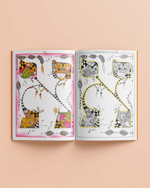 Ora's Happy Hebrew Tangles - Coloring Book